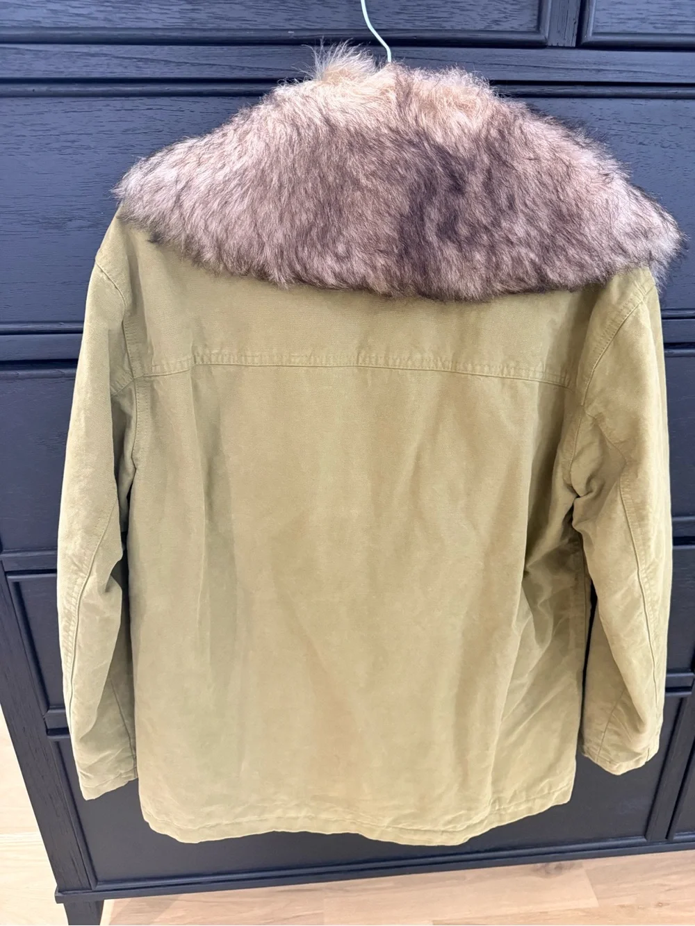 Nili Lotan Ronay Shearling Trimmed Cotton Parka